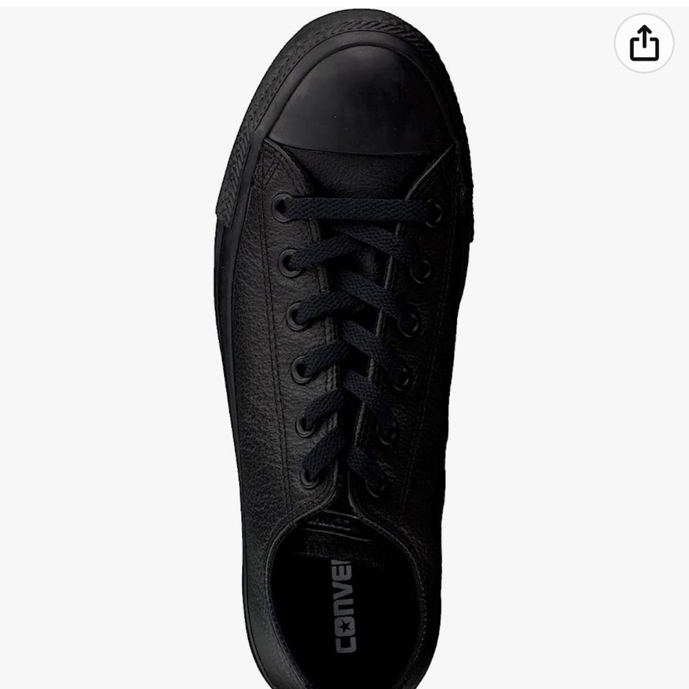 NWOB- Converse all stars new leather low cut/ profile sneakers size 7.5 - Picture 5 of 13